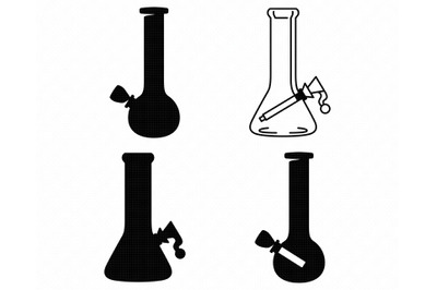 bong SVG, glass bong PNG, DXF, clipart, EPS, vector