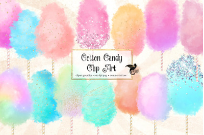 Cotton Candy Clipart