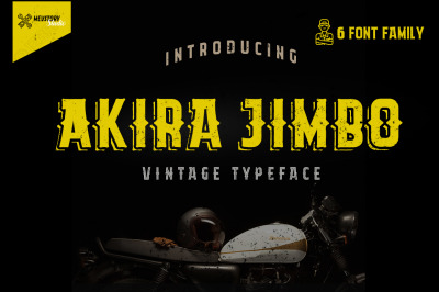 Akira Jimbo | Vintage Typeface