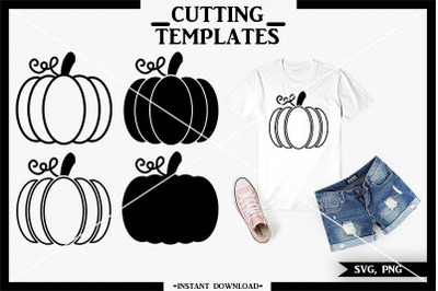 Halloween Pumpkin SVG, Pumpkin, Silhouette, Cricut, Cameo