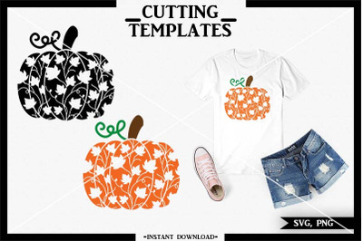 Pumpkin SVG, Fall, Halloween, Silhouette, Cricut, Cameo, SVG