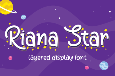 Riana Star - Display Font