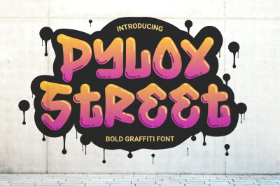 Pylox Street - Bold Graffiti Font