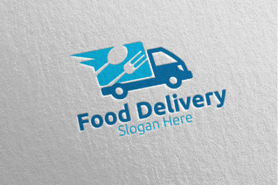 Fast Food Delivery Service Logo 1