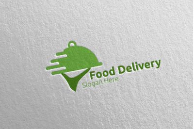 Fast Food Delivery Service Logo 2