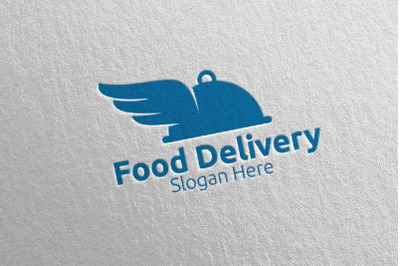 Fast Food Delivery Service Logo 4