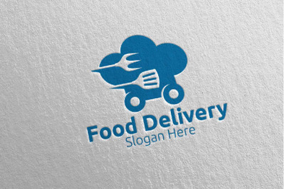 Fast Food Delivery Service Logo 5