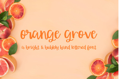 Orange Grove Script Font