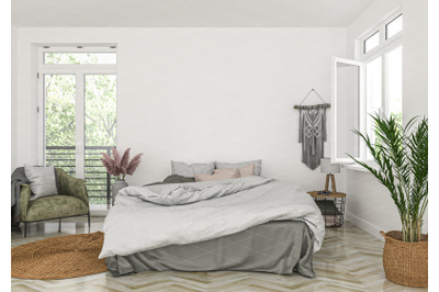 Interior scene artwork background interior mockup