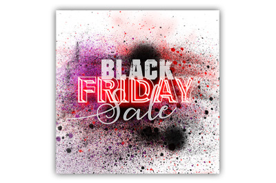 Black Friday Sale Vector