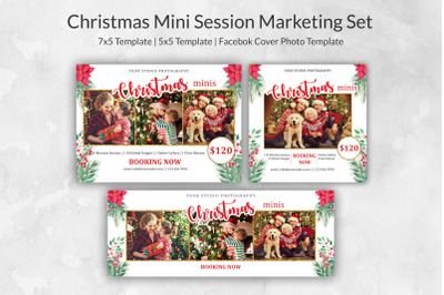 Christmas Mini Session Marketing Set | Winter Min Session