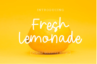 Fresh Lemonade Monoline