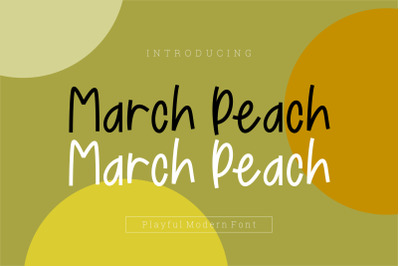 March Peach