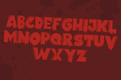 Lukalama - Dripping Blood fonts