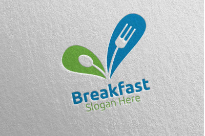 Breakfast Fast Food Delivery Logo 10