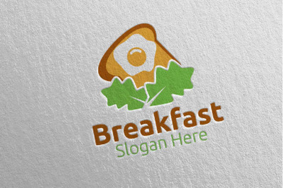 Breakfast Fast Food Delivery Logo 12