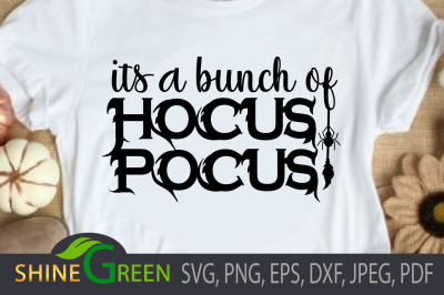 Hocus Pocus SVG cut file, Halloween SVG, PNG EPS DXF