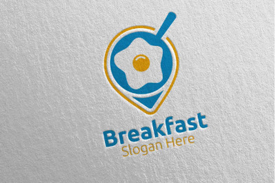 Fast Food Breakfast Delivery Logo 14