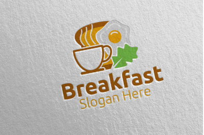 Fast Food Breakfast Delivery Logo 17