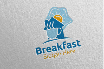 Fast Food Breakfast Delivery Logo 19