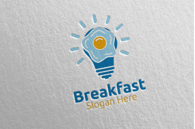 Fast Food Breakfast Delivery Logo 20