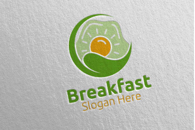 Fast Food Breakfast Delivery Logo 21