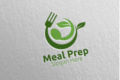 Meal Prep Healthy Food Logo 1