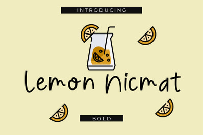 Lemon Nicmat Bold