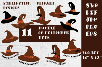 Halloween hats bundle. Halloween bundle.