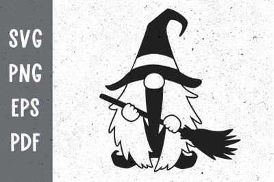 Witch svg Witch gnome svg cut files for cricut Witch clipart Witch png