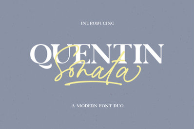 Quentin Sonata - Font Duo