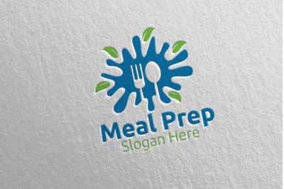 Meal Prep Healthy Food Logo 6