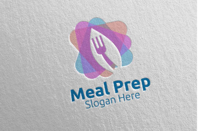 Meal Prep Healthy Food Logo 9