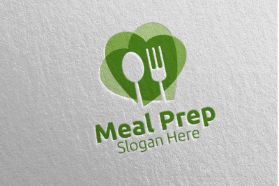 Meal Prep Healthy Food Logo 10