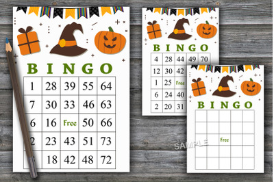 Halloween bingo game,Halloween bingo cards,Halloween Party-40