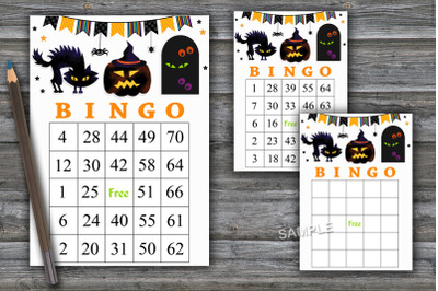 Halloween bingo game,Halloween bingo cards,Halloween Party-47