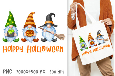 Halloween sublimation designs fall Happy halloween gnomes png