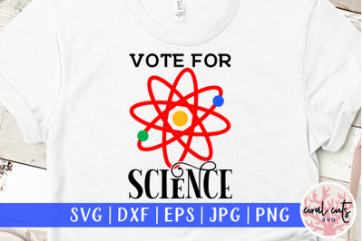 Vote for science - US Election SVG EPS DXF PNG