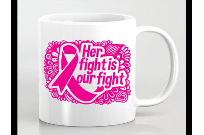 Pink Ribbon svg ,October, Breast cancer Aware svg, Flower