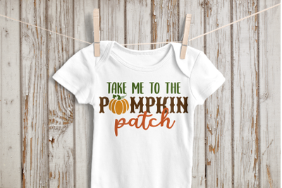 Take Me to the Pumpkin Patch | SVG | PNG | DXF | EPS