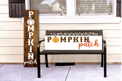 Pumpkin Patch Porch Sign | SVG | PNG | DXF | EPS