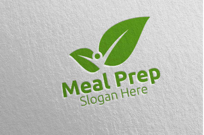 Eco Meal Prep Healthy Food Logo 17