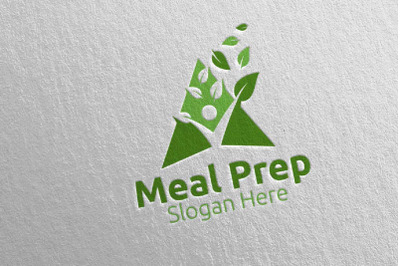 Eco Meal Prep Healthy Food Logo 19