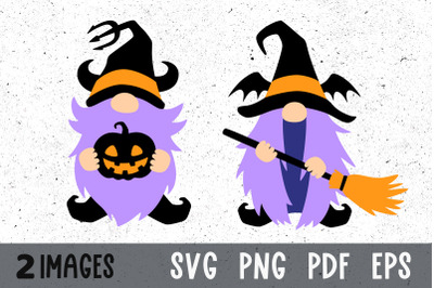 Gnome svg Halloween gnomes svg Witch svg Fall gnome svg cut files