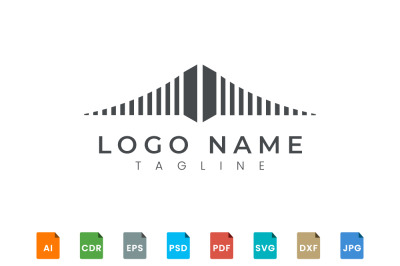 Abstract building logo design