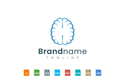 brain logo template