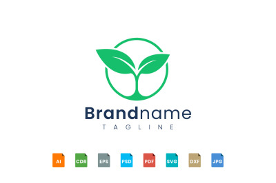 plant logo template