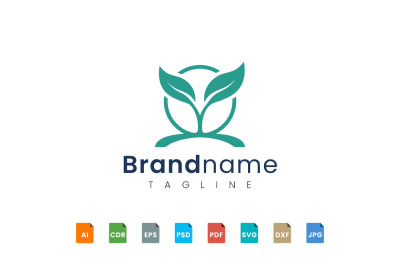 plant logo template