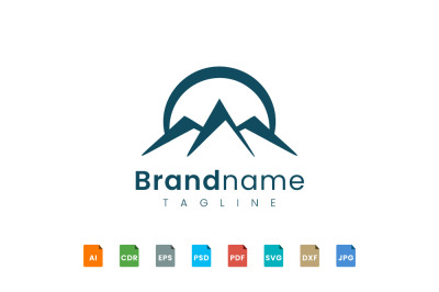 mountain logo template