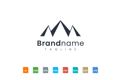 mountain logo template